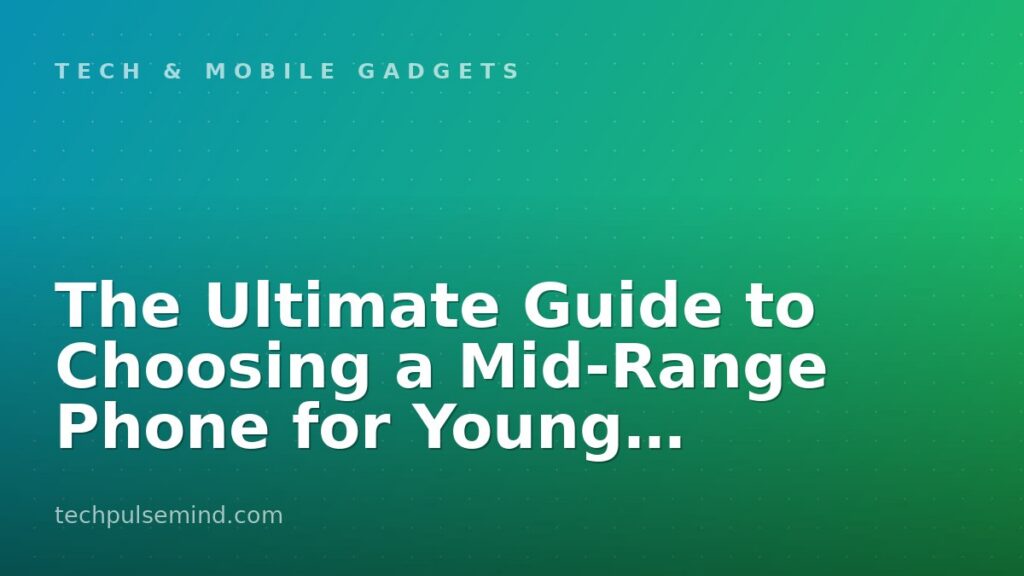 The Ultimate Guide to Choosing a Mid‑Range Phone for Young Social‑Media Creators