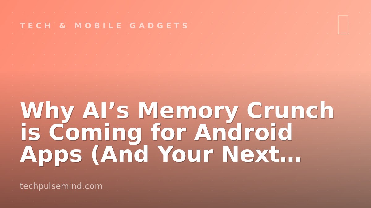 Why AI’s Memory Crunch is Coming for Android Apps (And Your Next Phone)