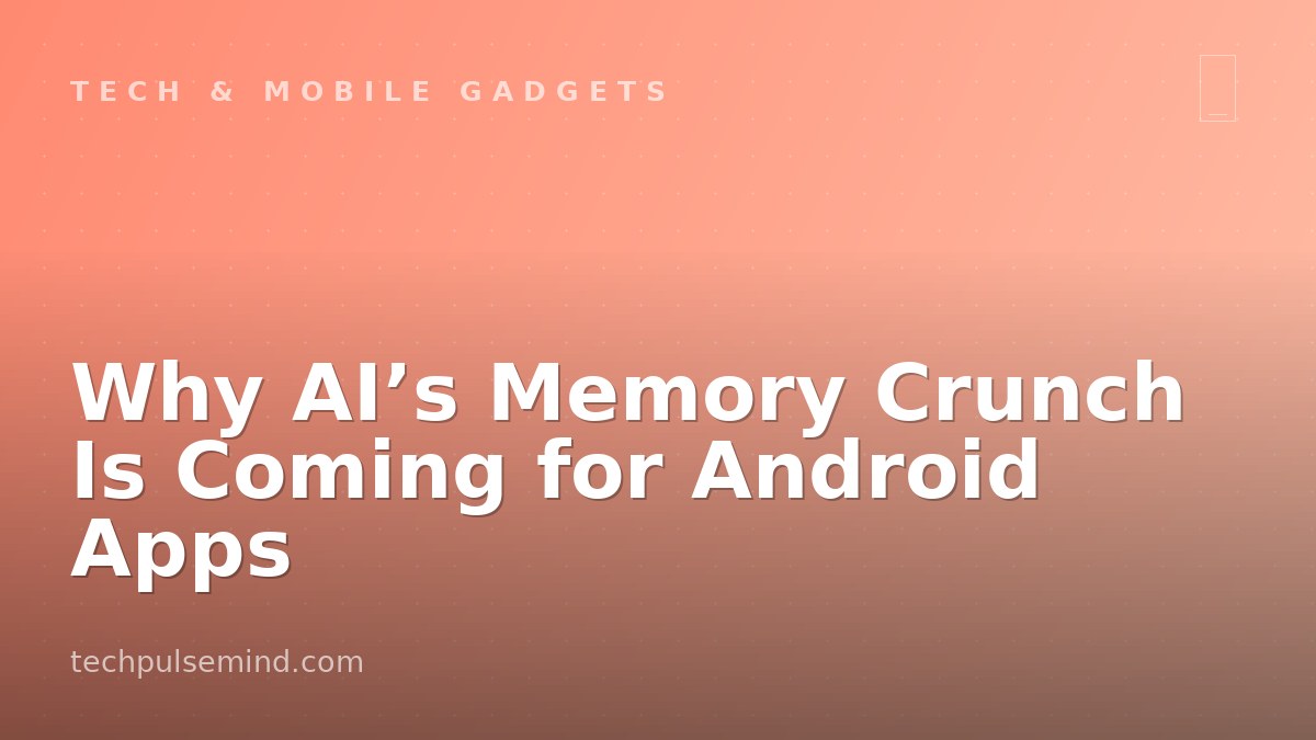 Why AI’s Memory Crunch Is Coming for Android Apps
