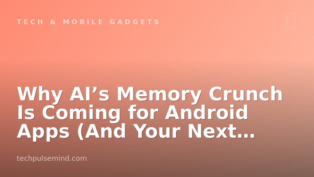 Why AI’s Memory Crunch Is Coming for Android Apps (And Your Next Phone)