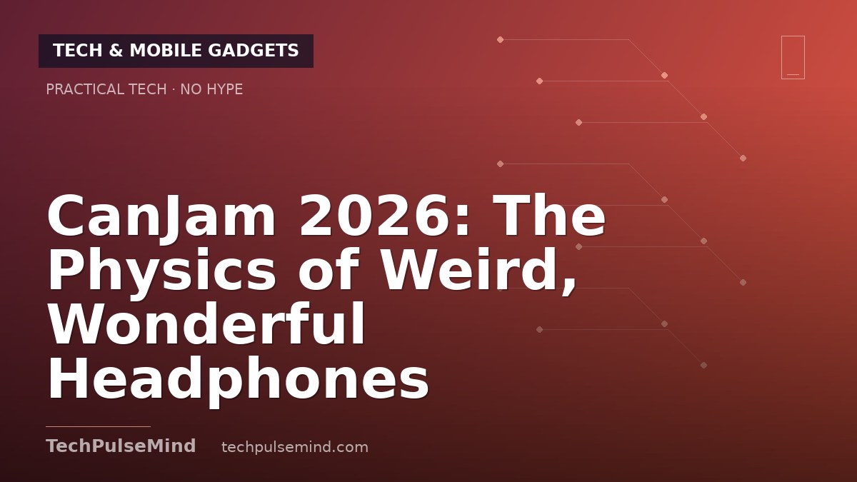 CanJam 2026: The Physics of Weird, Wonderful Headphones